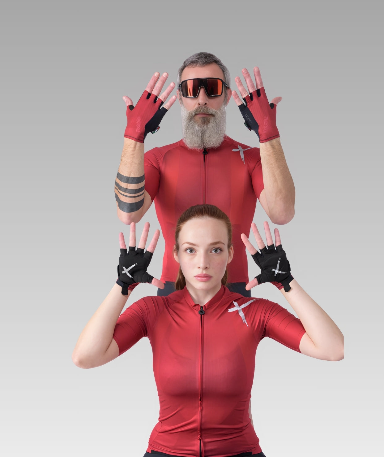 Plain-X guanti estivi – Granata