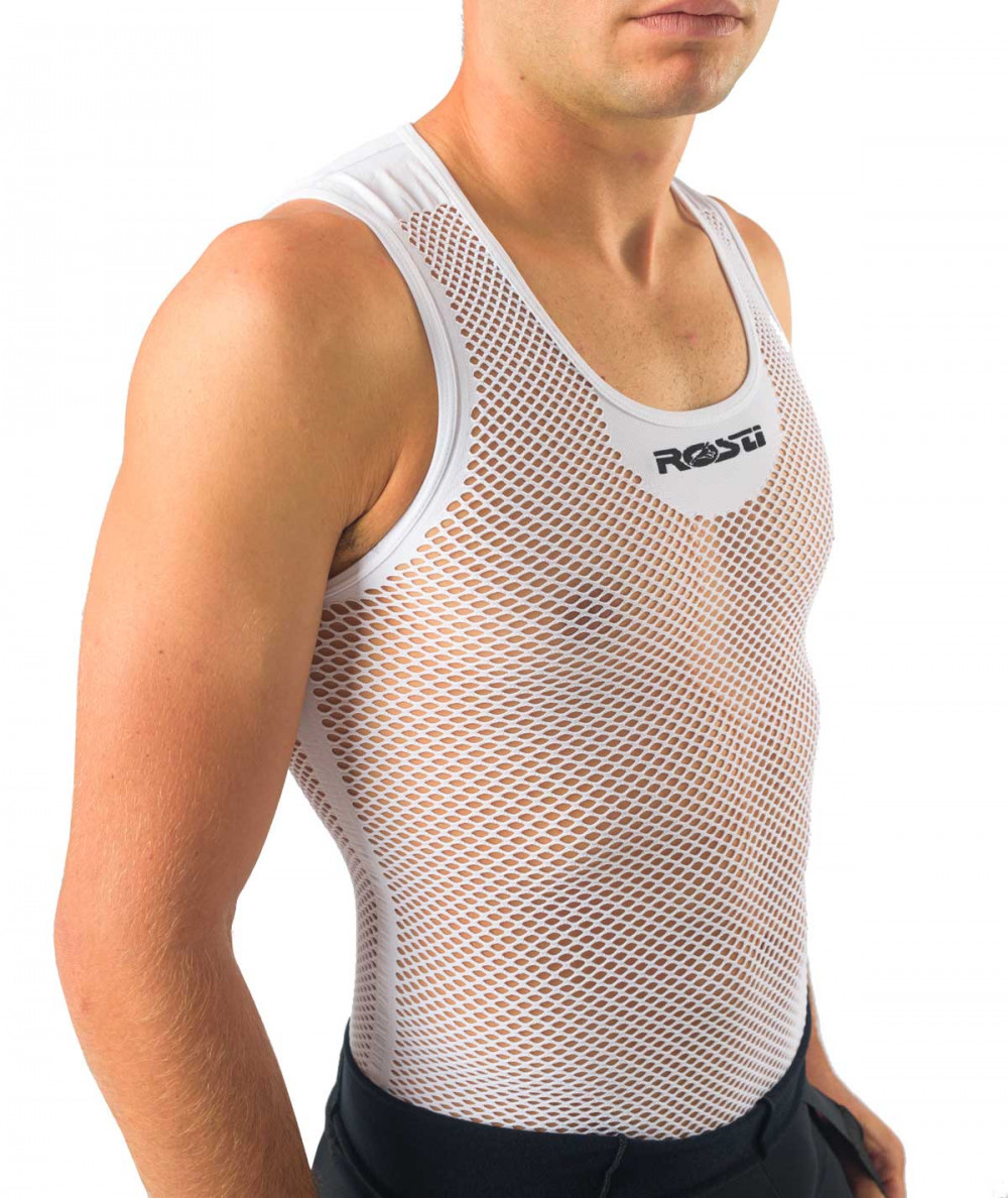 Undercut sleeveless vest