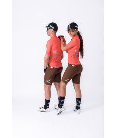 Plain-X bib shorts – Brown