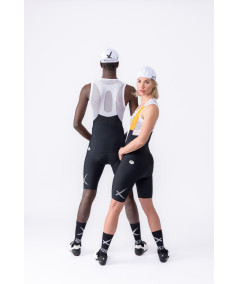 Plain-X bib shorts – Black