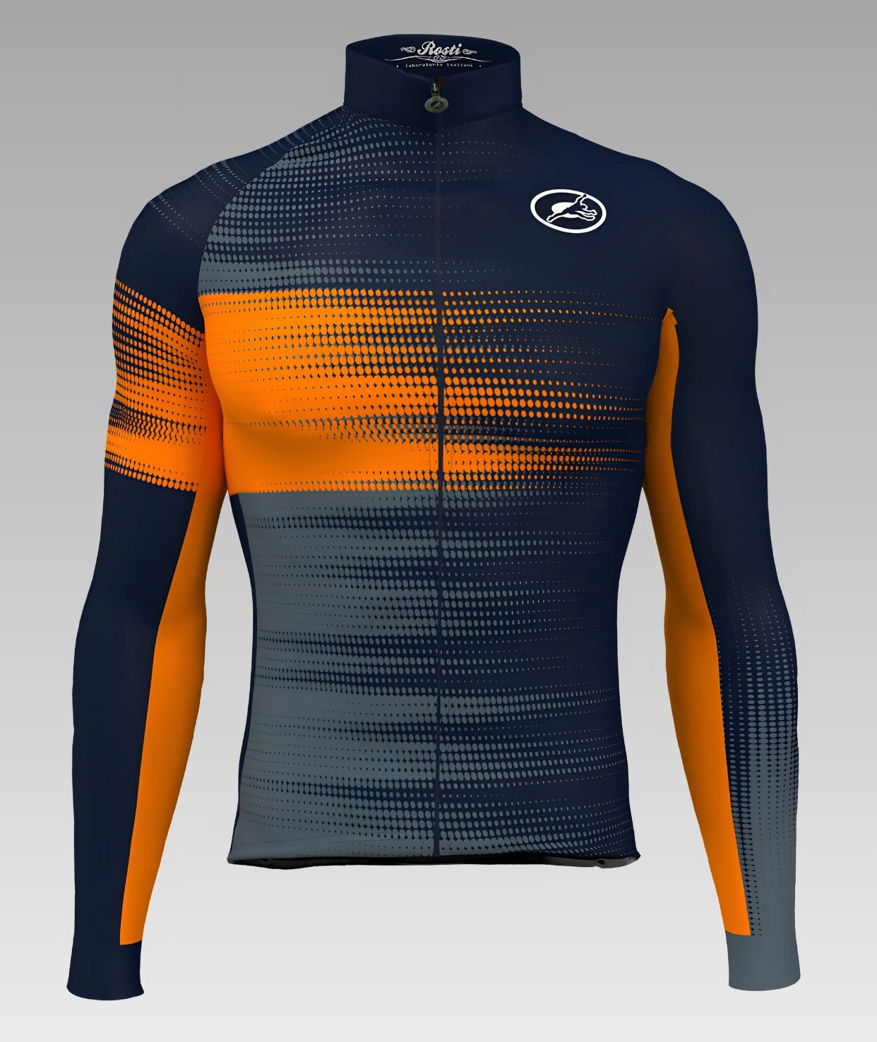 Canaria Maglia - Blu-Arancione