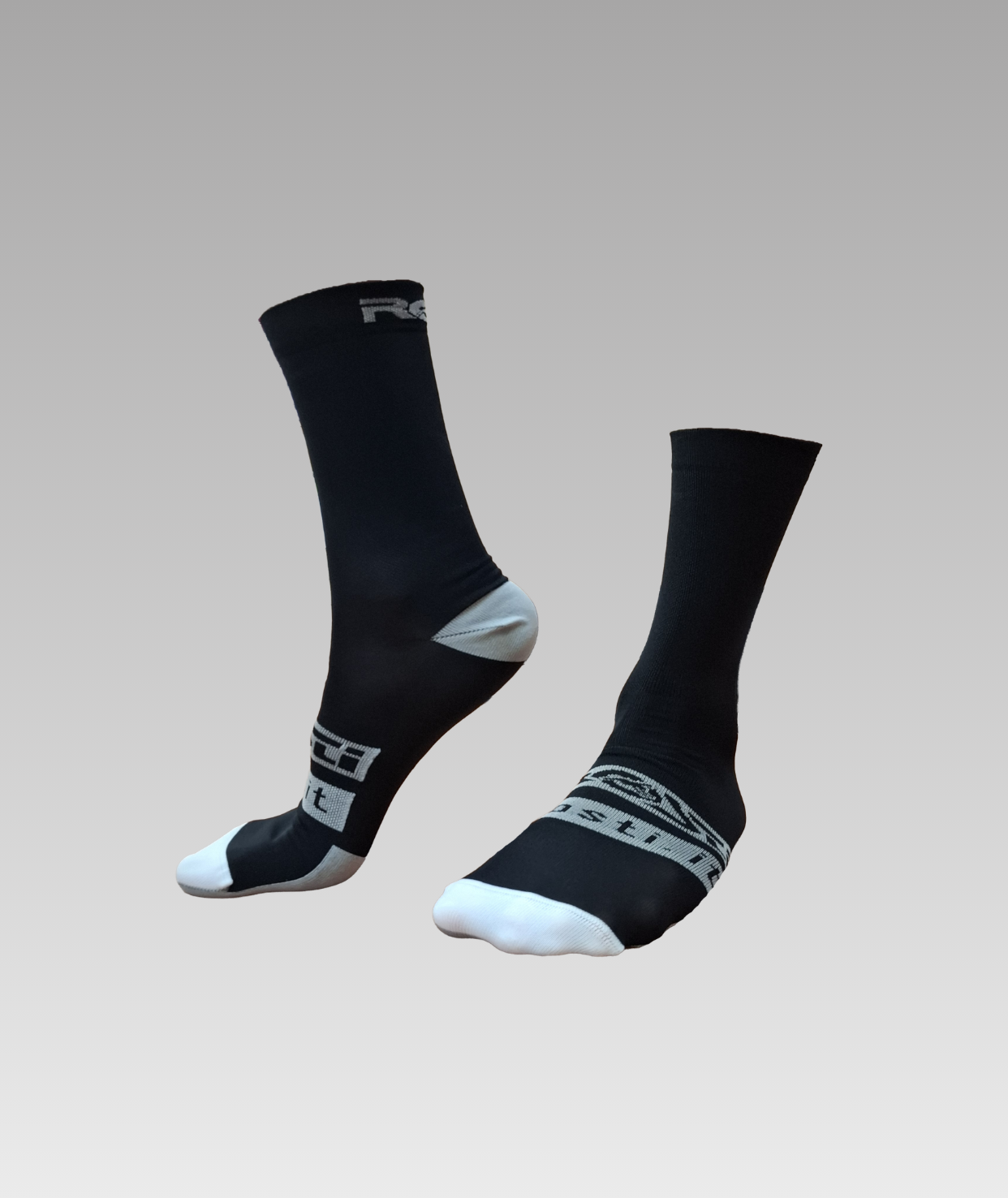 Matt black socks